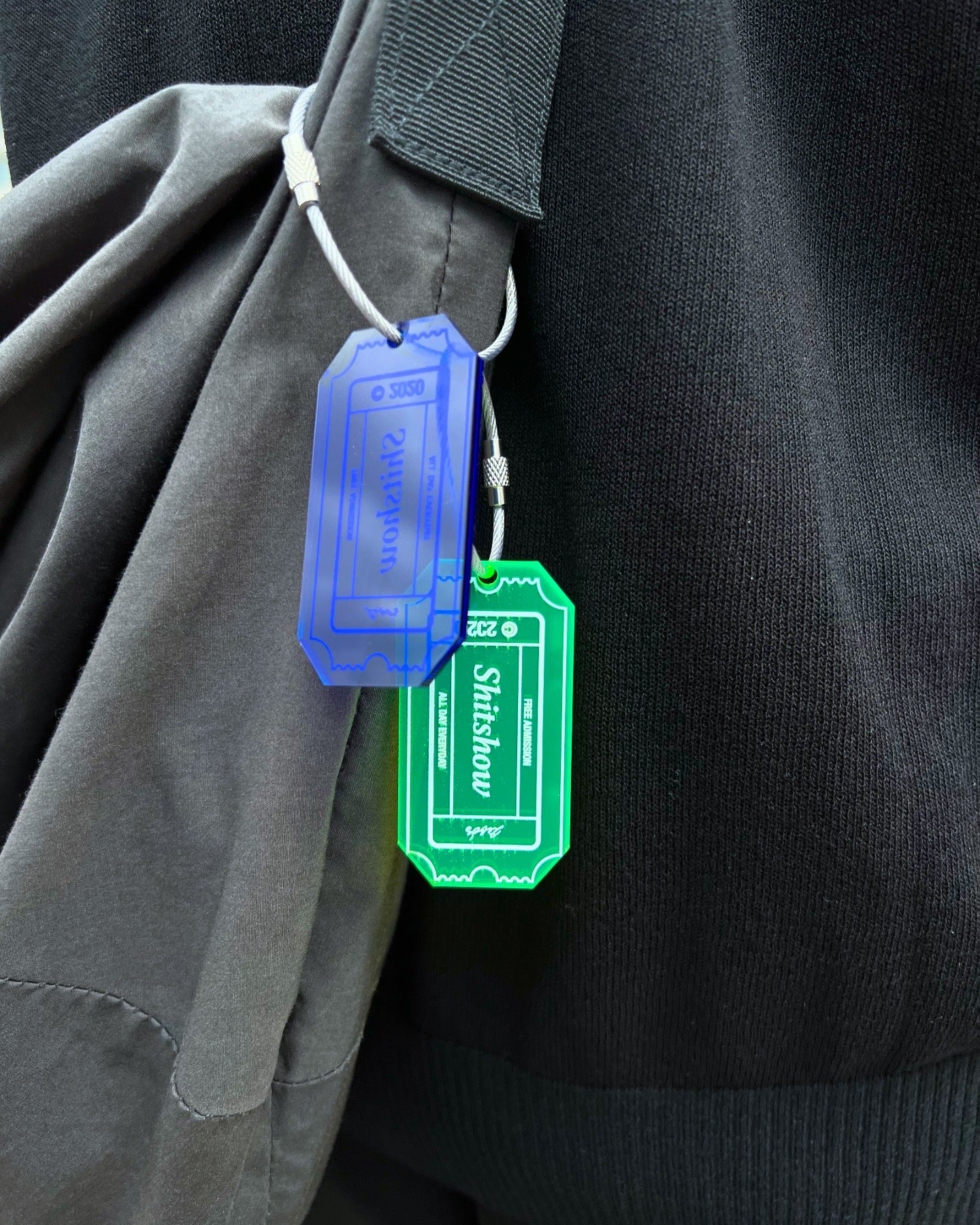 Shitshow Ticket Key Chains