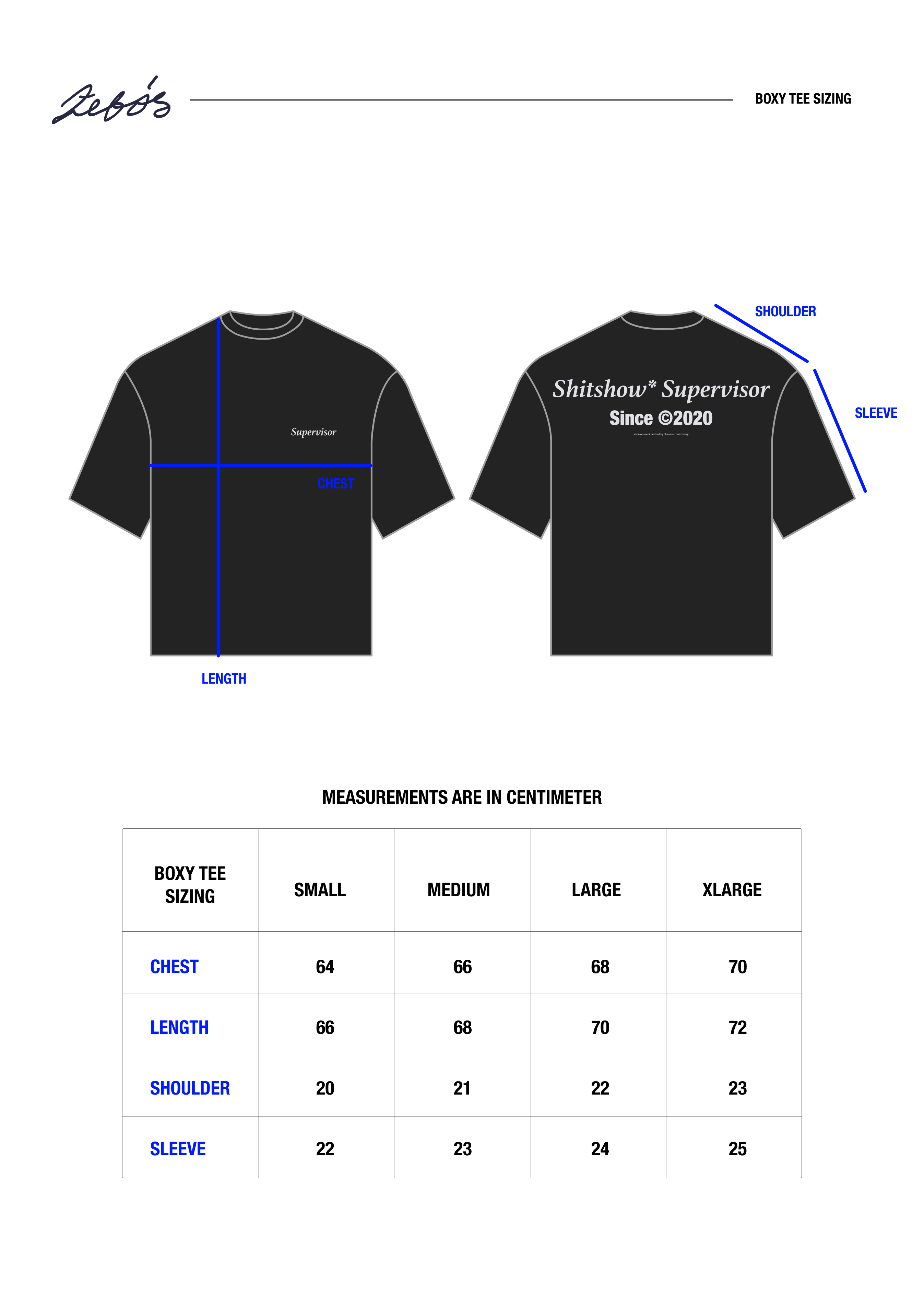 Shitshow Supervisor Tee- Black