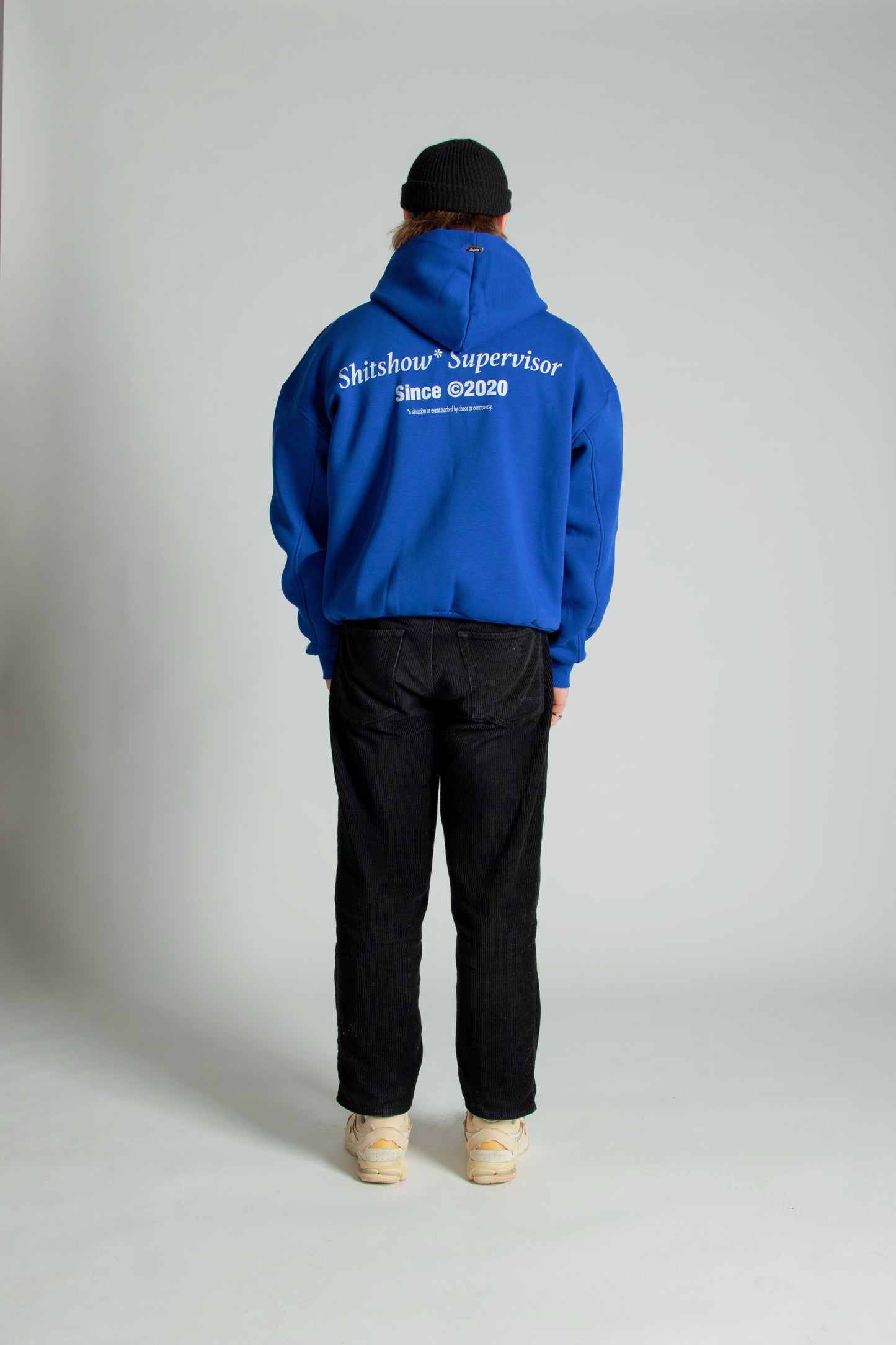 Shitshow Supervisor Hoodie- Zebo's Blue