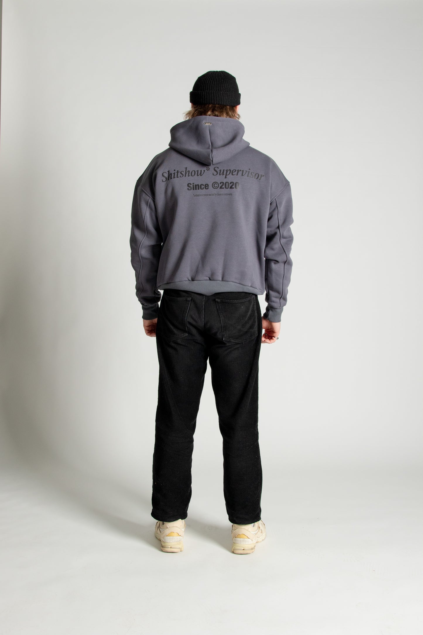 Shitshow Supervisor Hoodie- Grey